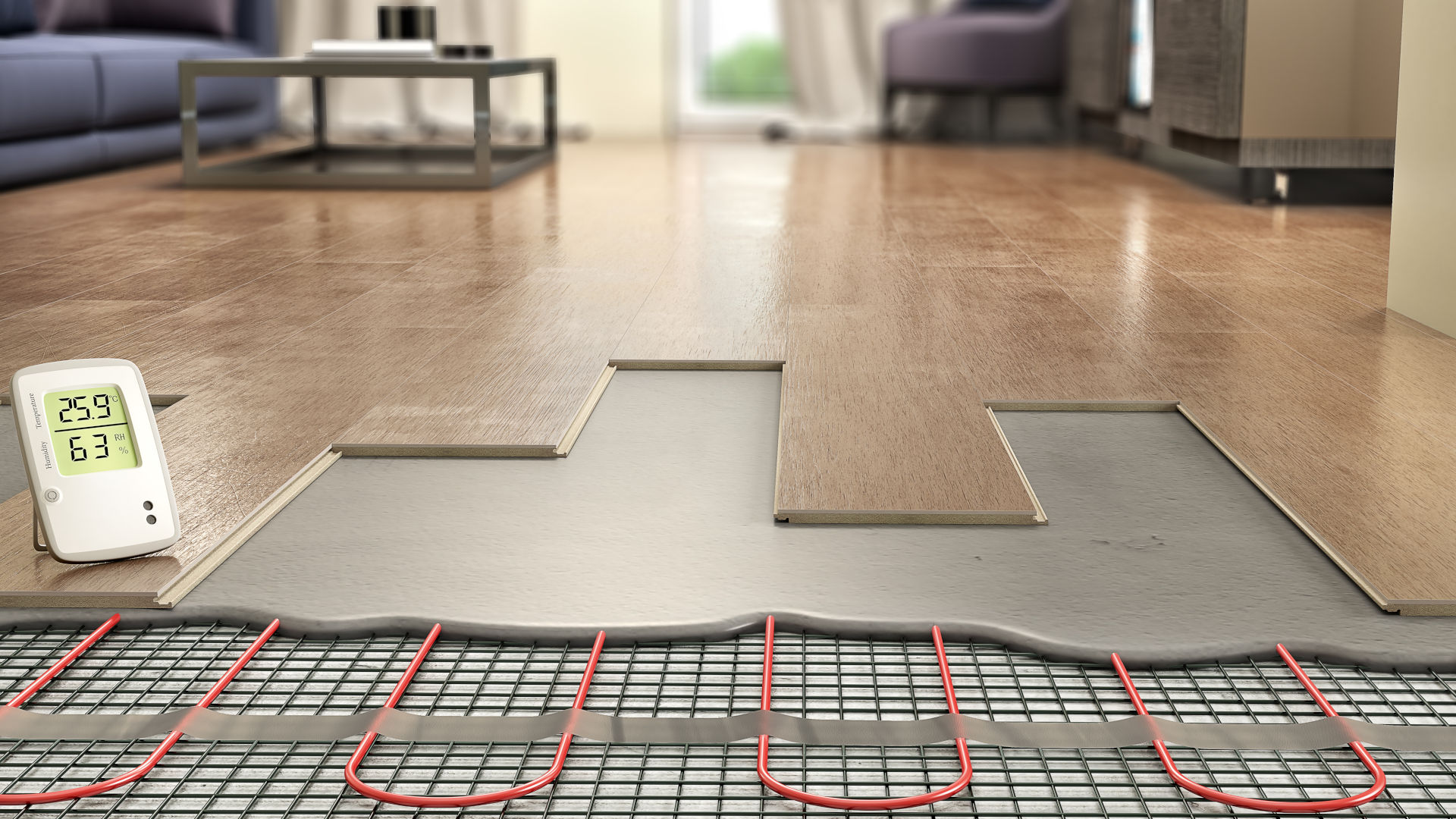 installing electric radiant floor heating